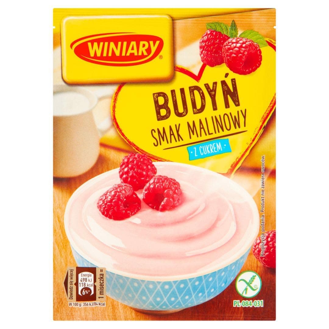Raspberry Flavored Budyn 60g (Pack of 5)