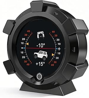 MR CARTOOL X95 GPS Speedometer, MPH Digital Car Inclinometer Level & Angle Slope Meter Gauge, Automotive Head Up Display Vehicle Replacement Multi Gauges for Off-Road Vehicle