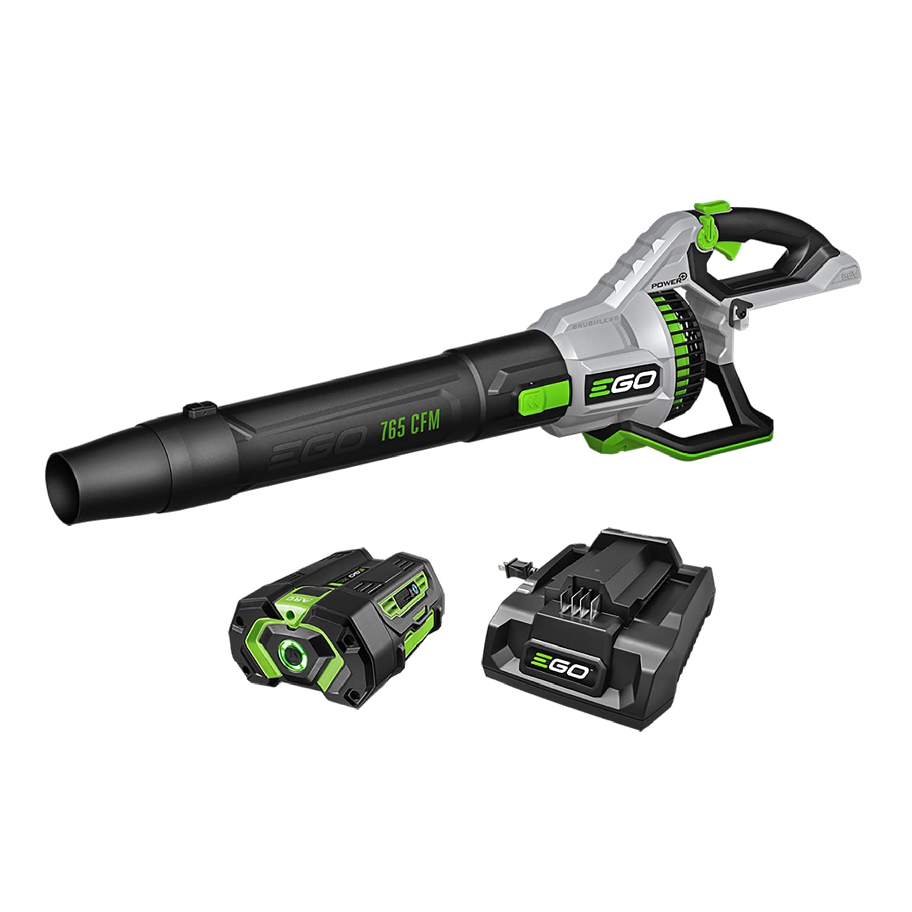 EGO POWER+ Leaf Blower, Cordless Electric 765 CFM, Includes 56V 5.0Ah Battery and Charger - LB7654