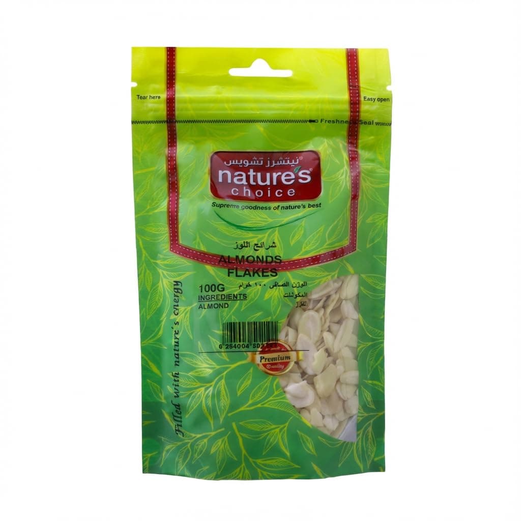 Natures Choice Almonds Flakes - 100 Gm