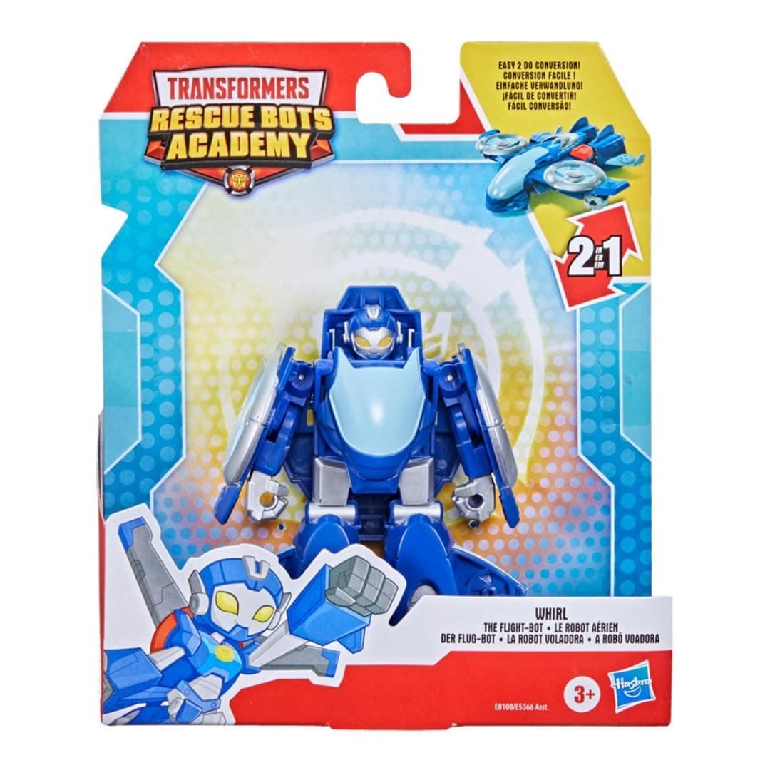 Transformers Rescue Bots Academy Whirl The Flight-Bot 4.5" Toy Converting Action Figure
