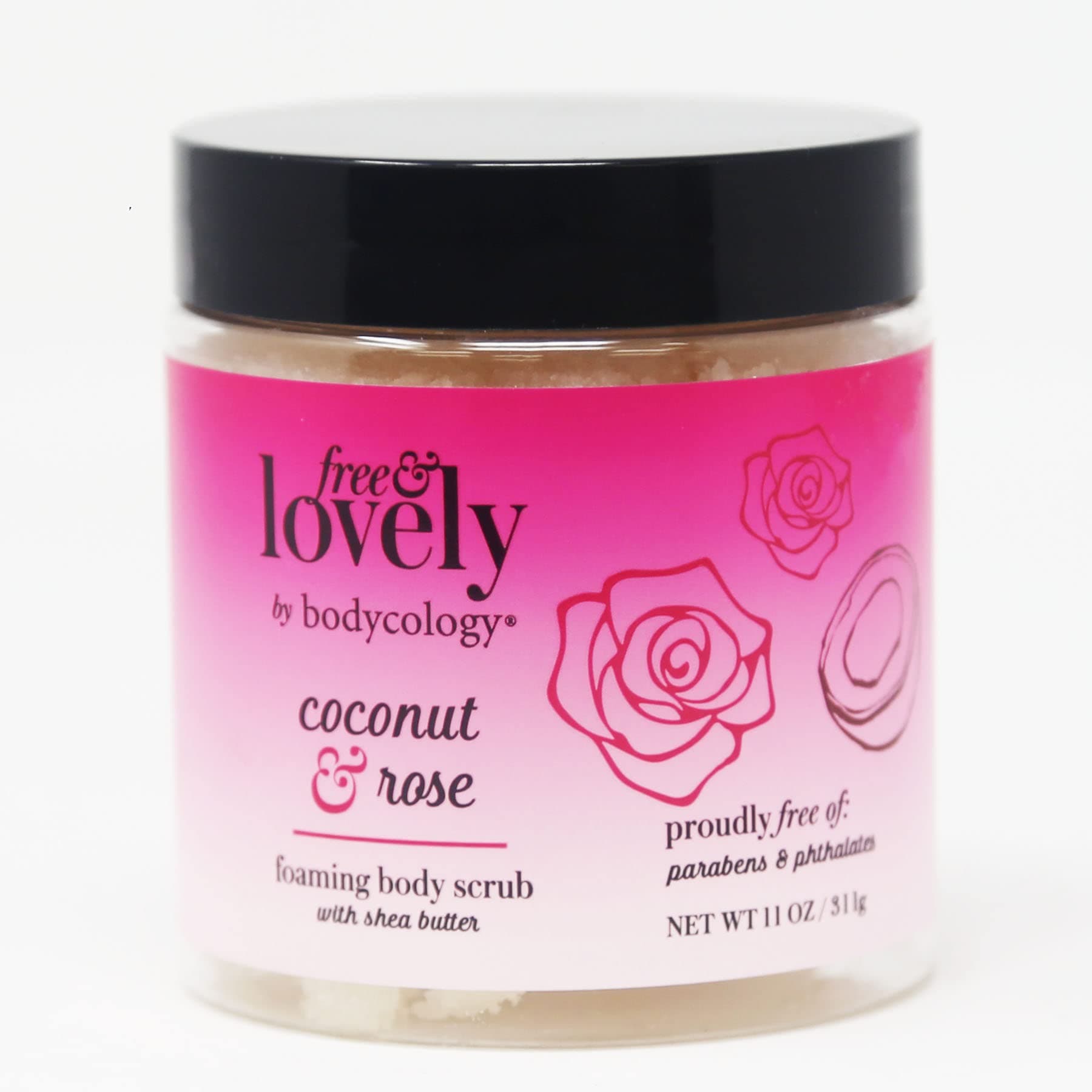 Coconut & Rose Foaming Scrub 10.5 fl oz, pack of 1