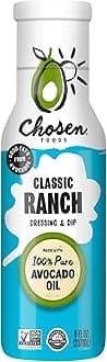 Chosen Foods Classic Ranch Dressing and Dip 8 oz with Recipe e-Book bundle