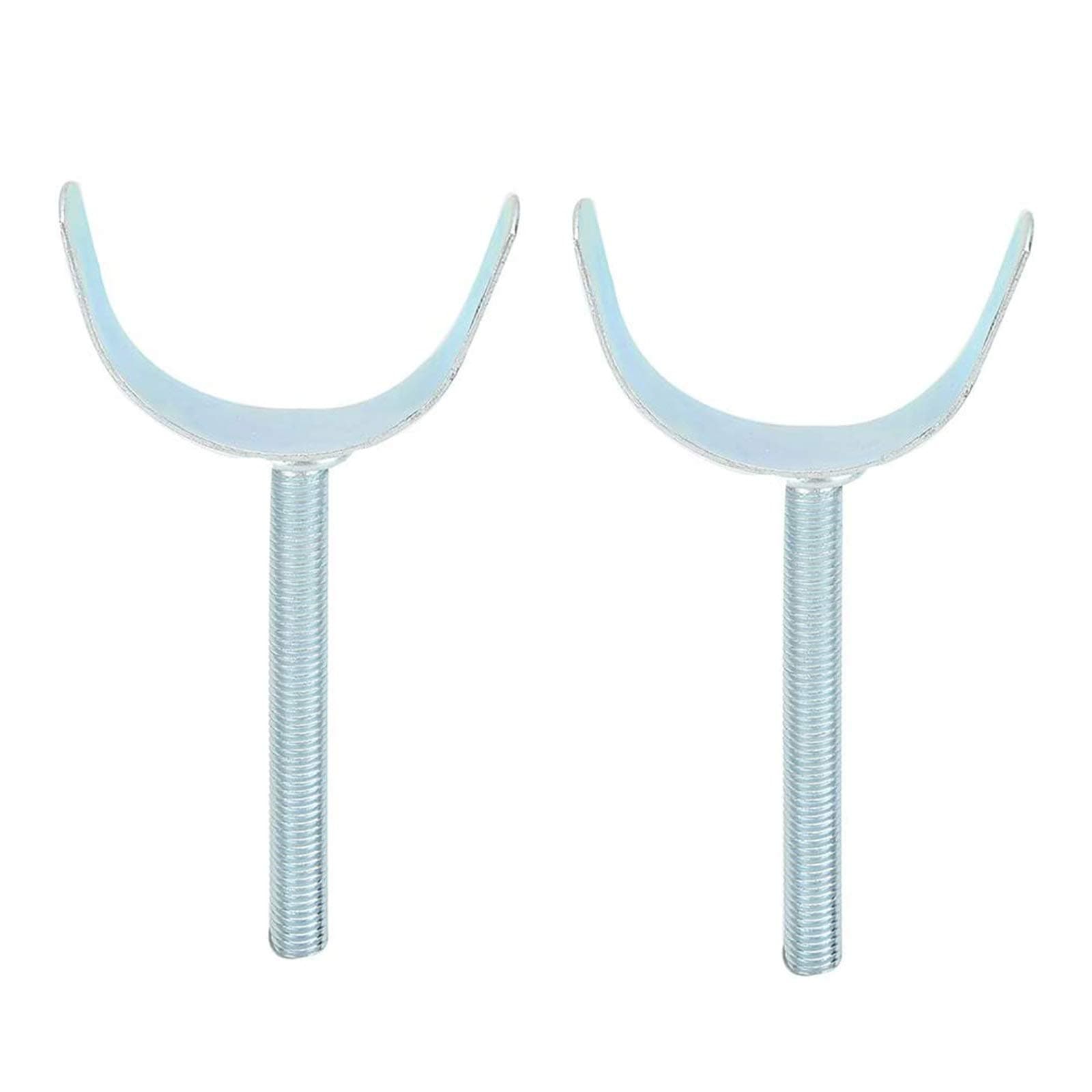 Safe-O-Kid Safety Gate Clip U Shape Adaptor for Baby Safety Gate, Pressure Mounted Stair & Door Security Gate, Durable Wall Protector for Safety Rail, White, Pack of 2