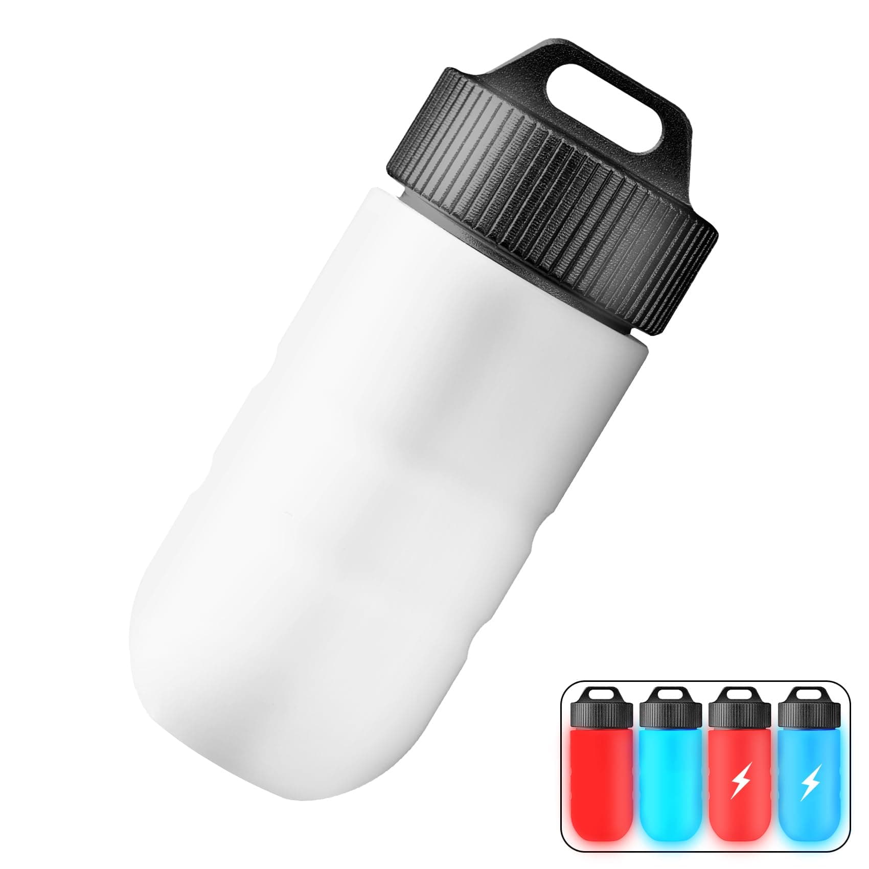 Genwiss Dive Light, Marker Lights for Scuba Diving, Diving Flashlight with Button Batteries, Mini Scuba Tank Waterproof Flashlight for 100M, Portable for Scuba Diving, Snorkeling and Water Sports