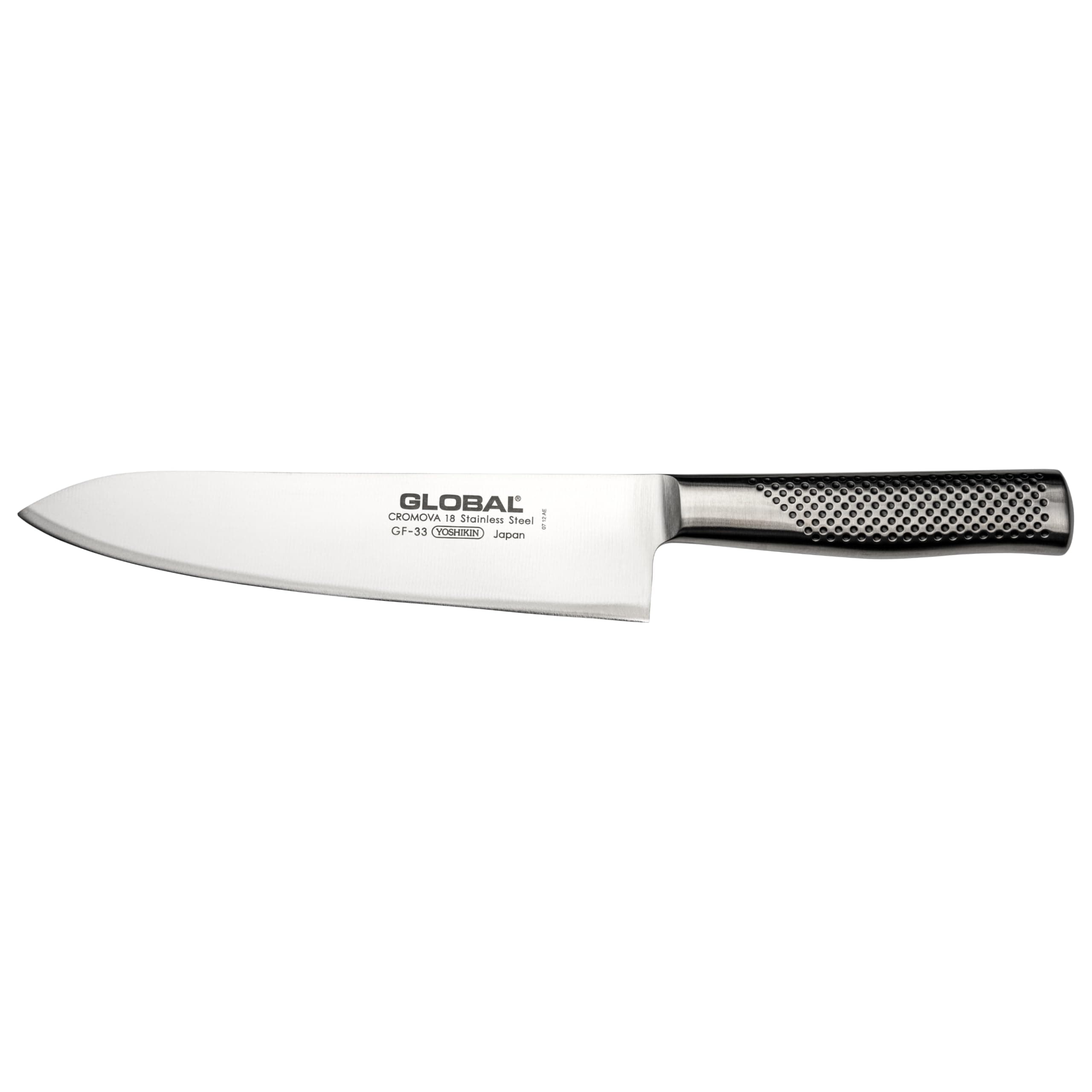 Global8 1/2 inch Forged Heavyweight Chef's Knife - Japanese Stainless Steel, Razor-Sharp Edge, Made in Japan, GF-33
