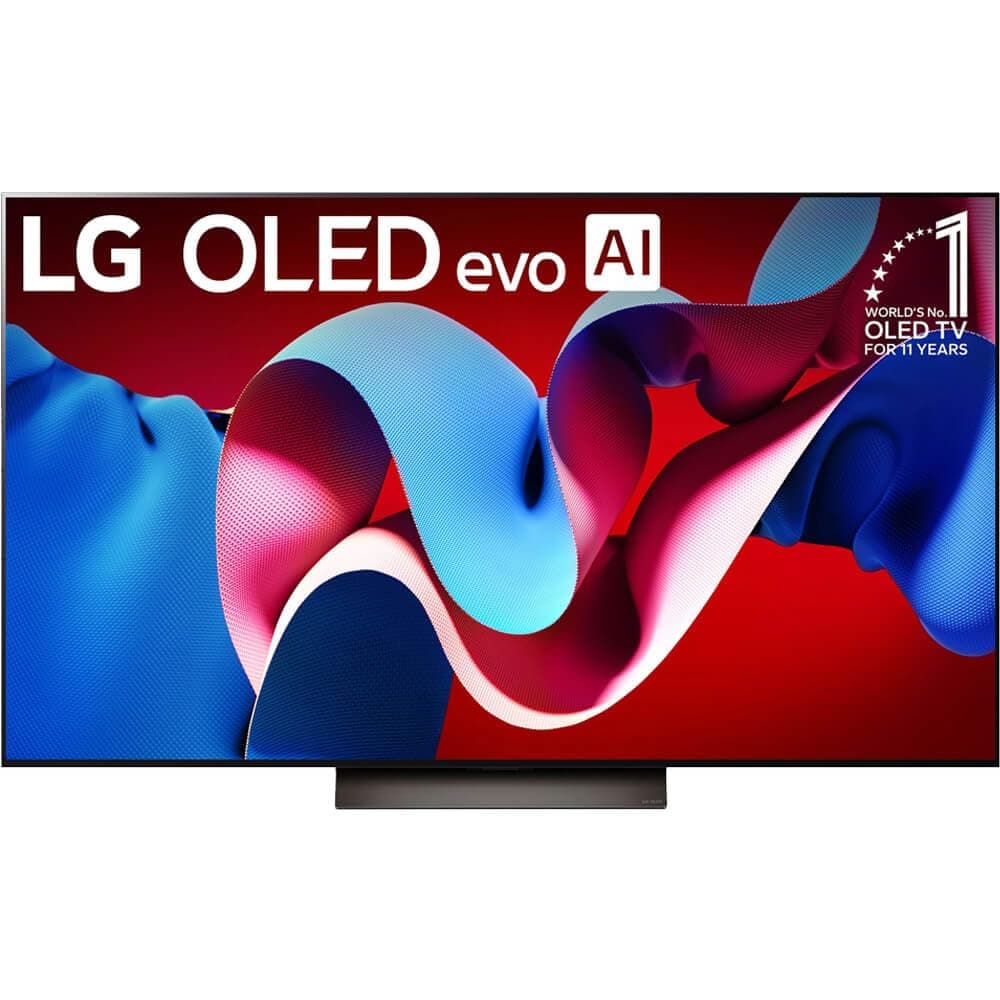 LG 65-Inch Class OLED evo C4 Series Smart TV 4K Processor Flat Screen with Magic Remote AI-Powered with Alexa Built-in (OLED65C4PUA, 2024), CRT2LGOLED65C4PUA (Renewed)