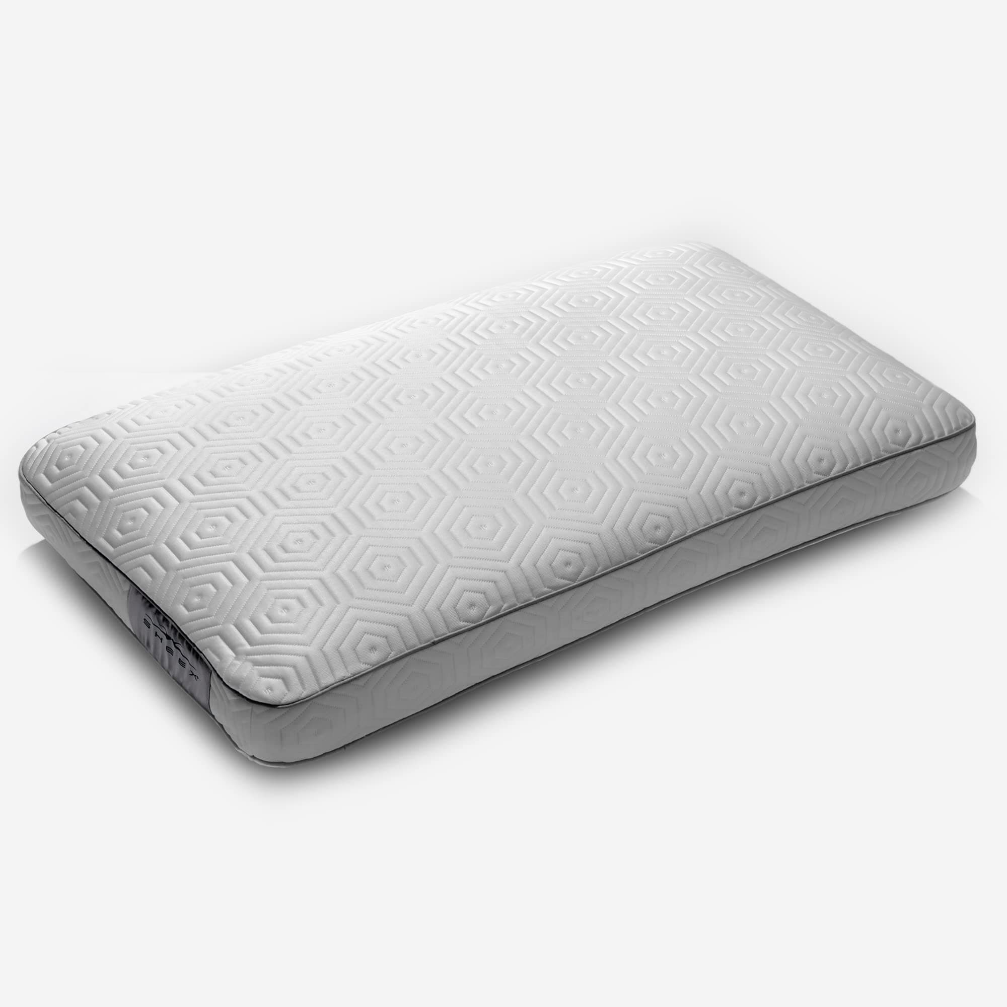 SHEEX Infinite Zen Performance Cooling Gel Memory Foam Medium Firm Pillow w/Removable Cover for Side and Stomach Sleepers, Standard/Queen