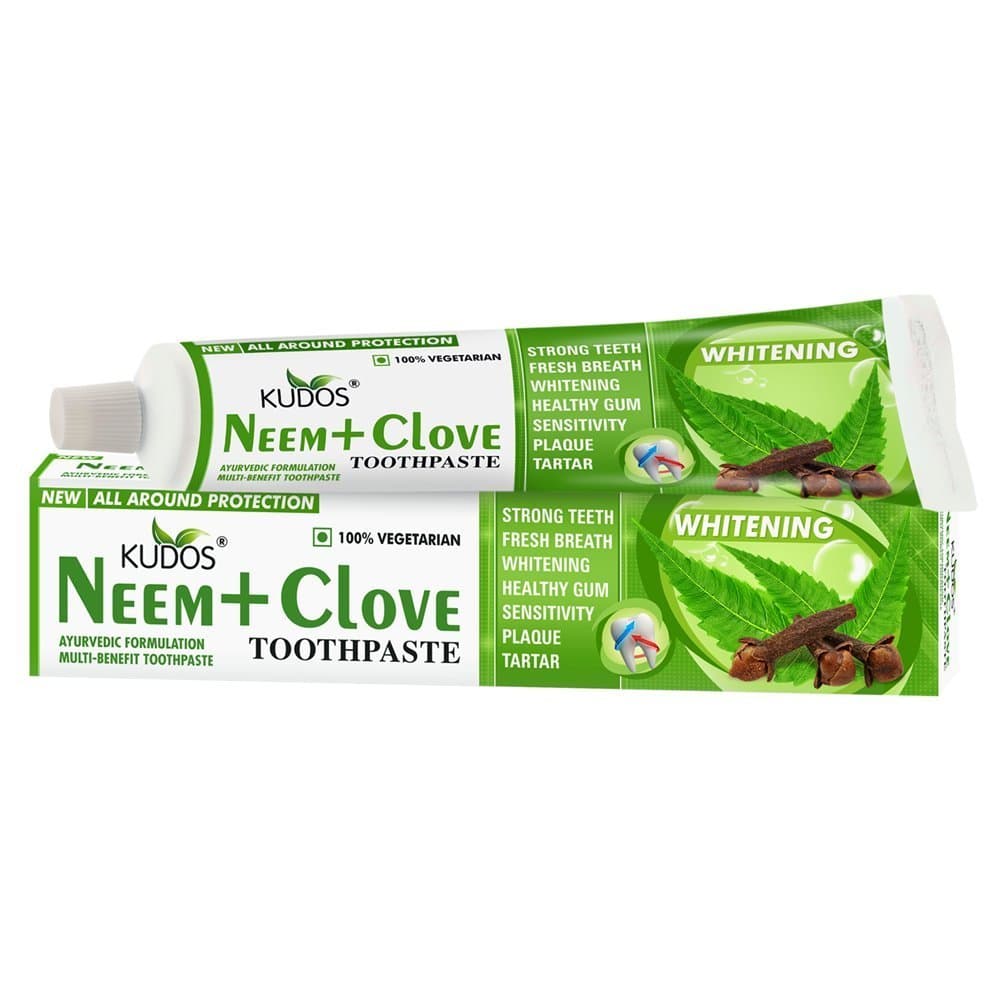 Neem Clove Ayurvedic Formulation Multi-Benefit Toothpaste For Strong Teeth