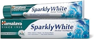 Since 1930 Sparkly White Herbal Toothpaste Free from Chemical Bleach Remove Surface Stains from Teeth -100ml