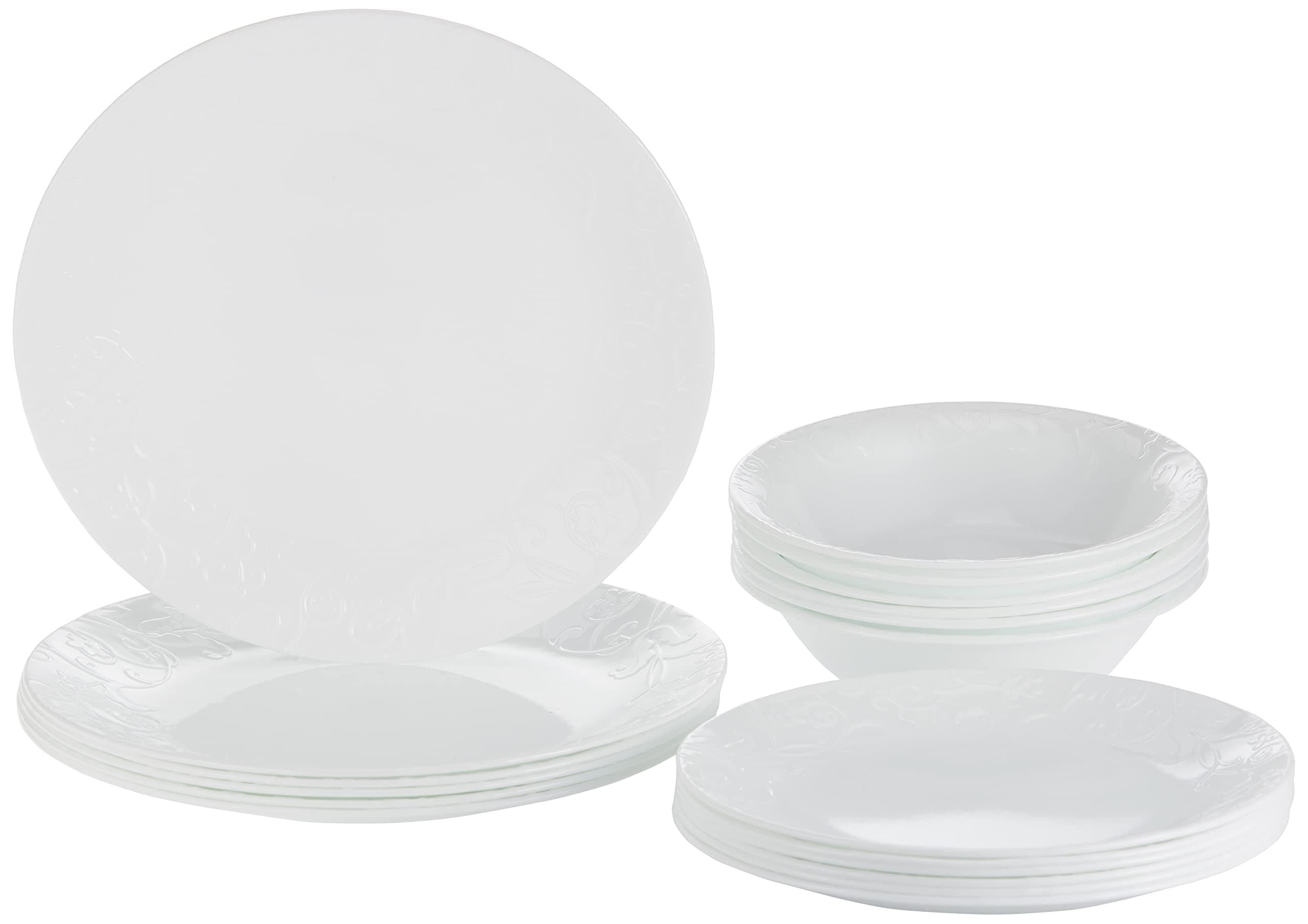 Bella Faenza 18 Piece Dinnerware Set - White