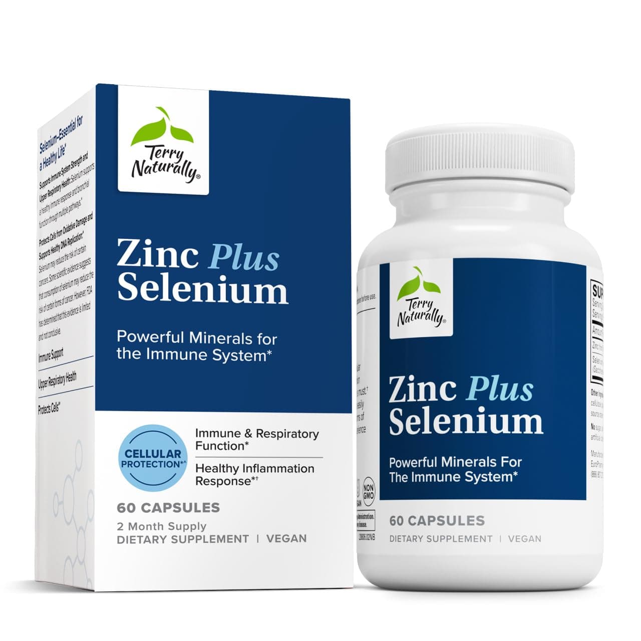 Zinc Plus Selenium, 60 Vegan Capsules