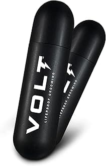 VOLTGrooming Instant Beard Color ECO 2 Pack Refill - Smudge and Water Resistant Quick Drying Brush on Color for Beards, Mustaches, and Eyebrows, Toffee (Light Brown)