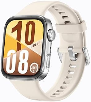 HUAWEIWatch FIT 4 smartwatch, 1.82" Large Display, Up to 10-Day Battery Life, Dual Band GPS, 100+ Sports Modes, Fitness Health Tracker, Emotional Assistant, Compatible with Android iOS, White