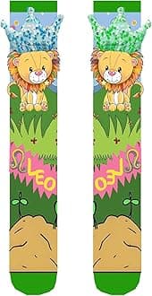 Crazy socks for kids Cute girl socks girls wacky Funky Stretch Mid to High Novelty Socks