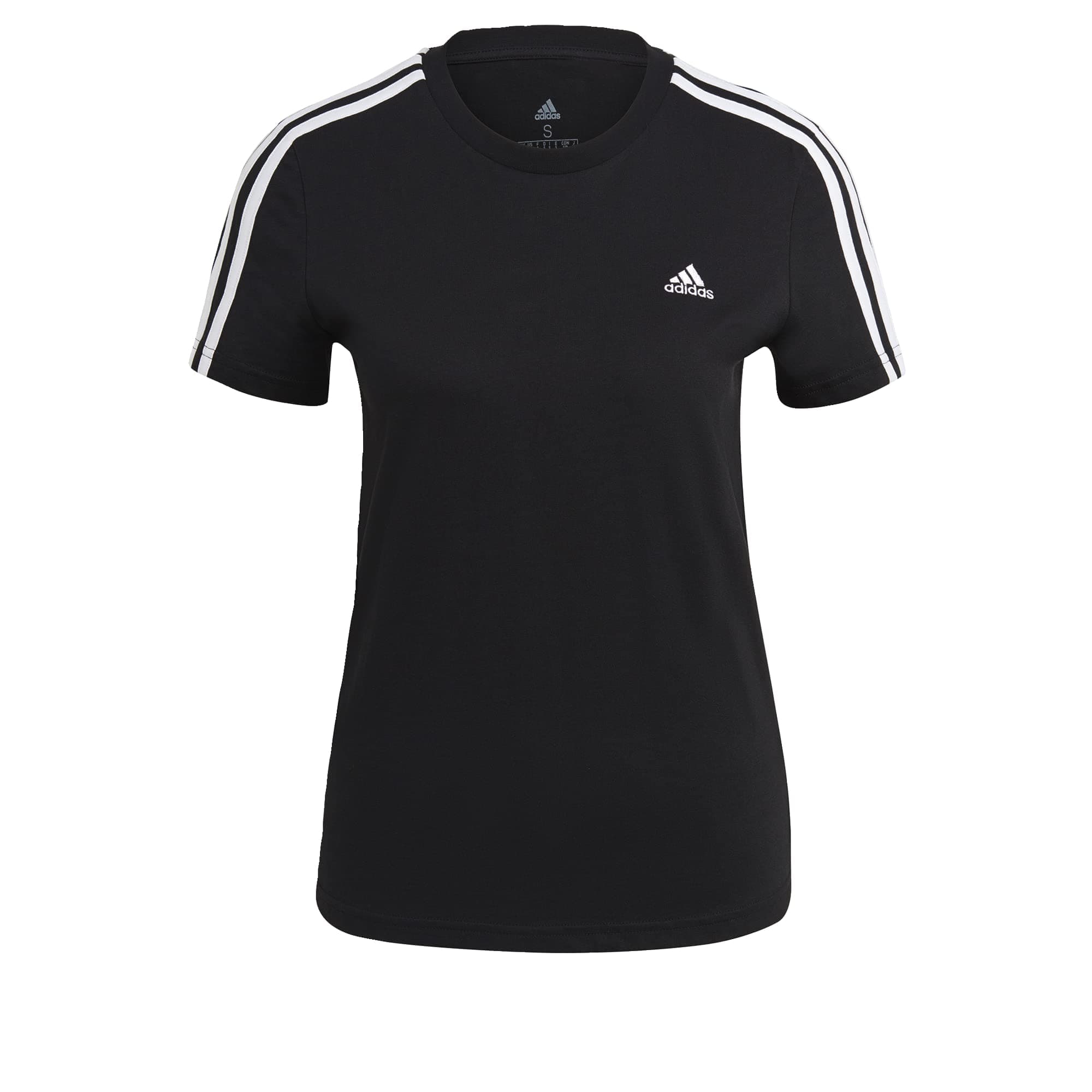 Womens Essentials Slim 3-Stripes T-Shirt