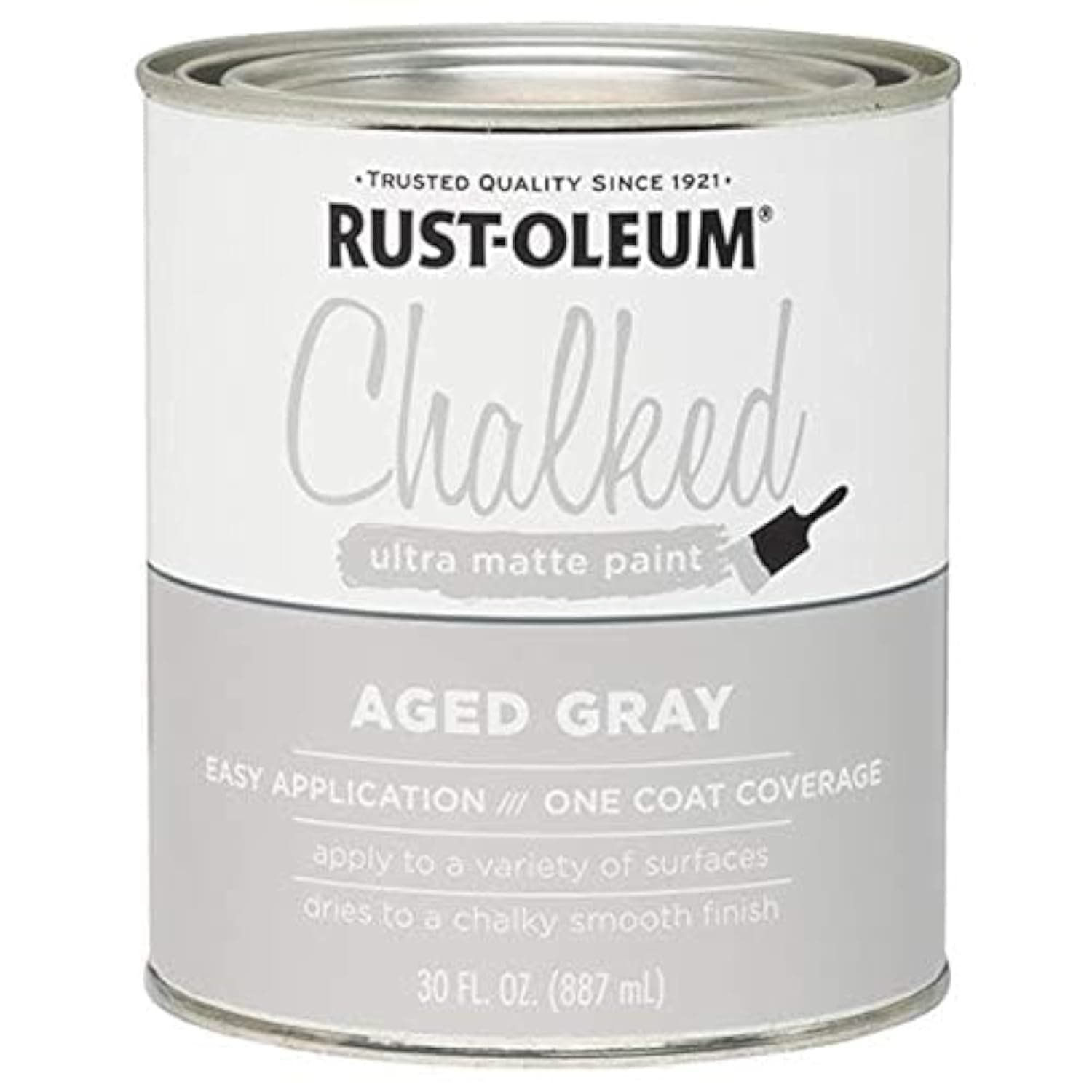 Rust-OleumAged Ultra Matte Interior Chalked Paint, Grey, 30 oz, 285143