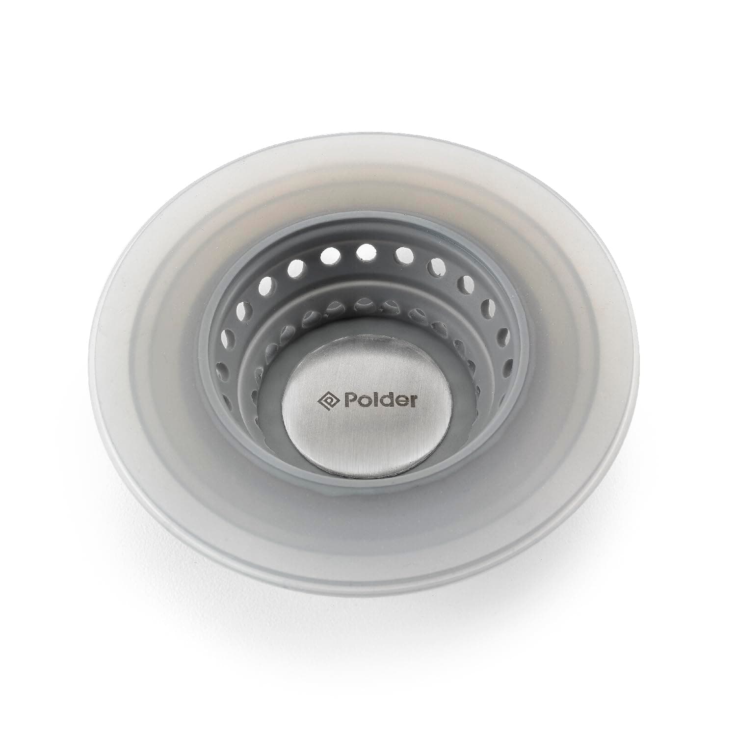 Polder POP-UP Sink Strainer & Stopper Gray
