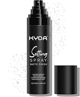 Makeup Setting Spray, Ultra-fine Lightweight Setting Mist, Infused with Niacinamide, Lasting Face Makeup Fixer Spray, Oil Control, Quick Drying, Adds Camellia Flower Extract, 3.38 Fl Oz