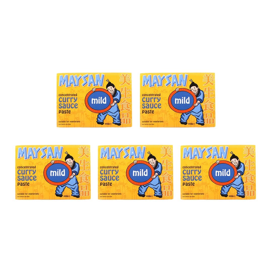 Maysan Original Chinese Curry Paste (Mild) 448g (5 Packs) by Hello Oriental