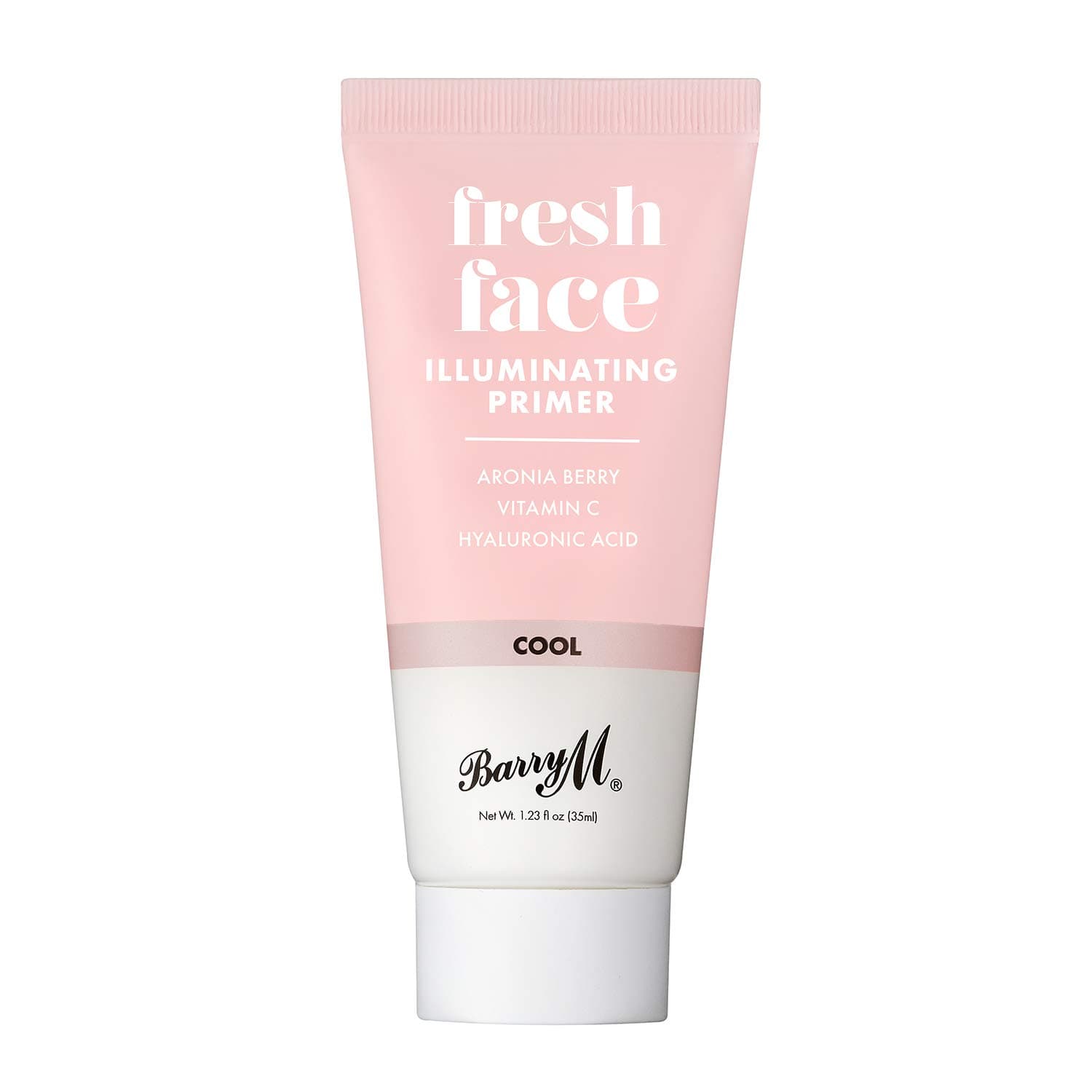 Cosmetics Fresh Face Makeup Primer Base With Silver Iridescent Particles To Even Complexion, Cool Silver