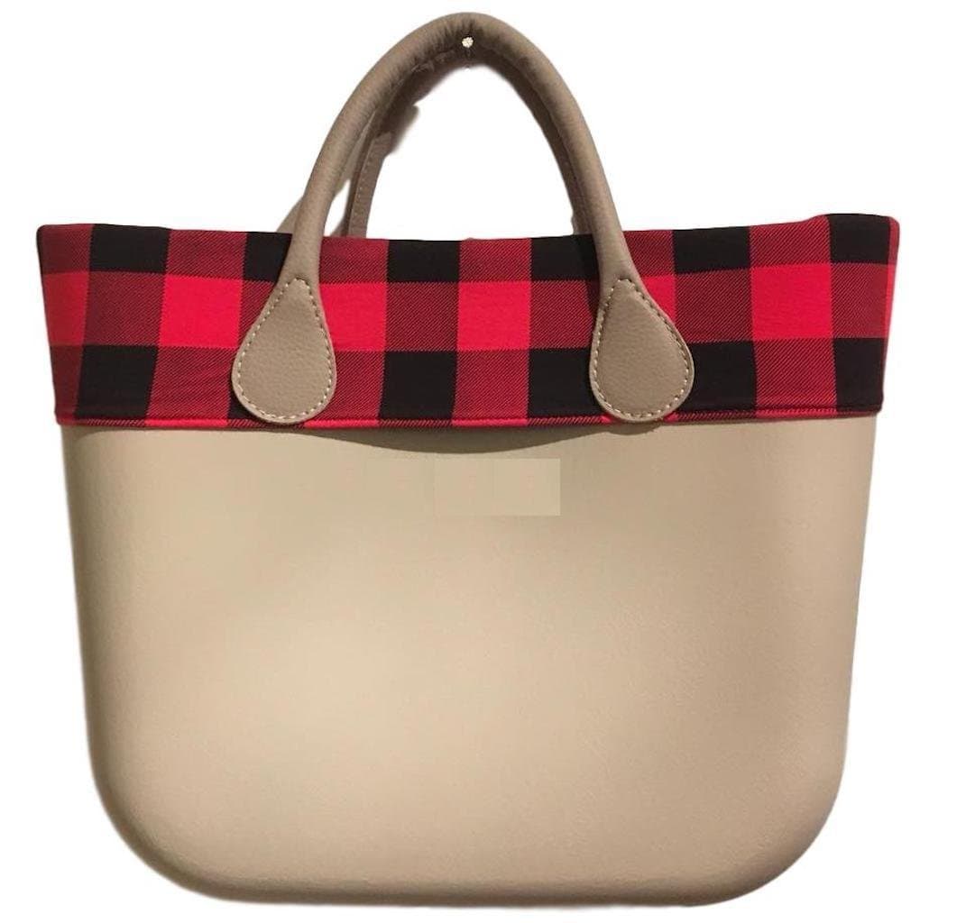 Trim Border Check – for O Bag Classic Red