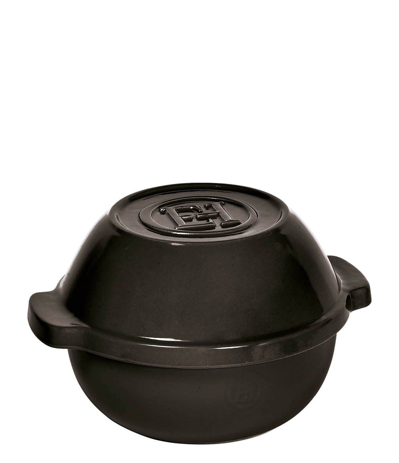 Emile Henry Ceramic Bread/Potato Cooker | Charcoal