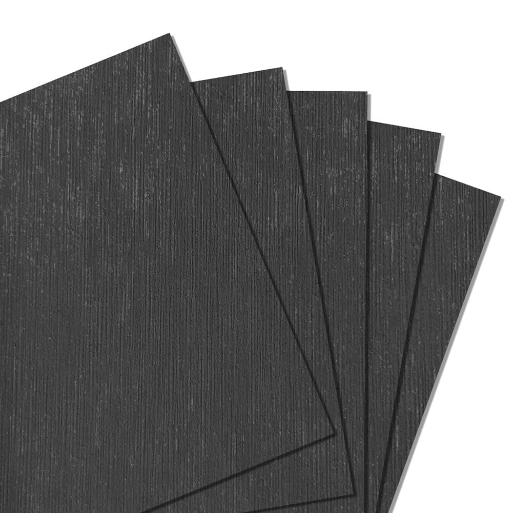 Gray Brushed Textured Iron On Vinyl Surface 3D Effect Heat Transfer Vinyl HTV Bundle Wiredrawing PU for T Shirts,Cotton Fabric,DIY Your Own Clothes, 12x10 Inch,5 Sheets