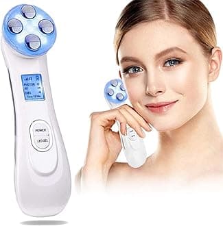 Facial Lifting Machine,LED Light Therapy Wrinkle Remover Skin Tightening Anti Aging Skin Rejuvenation,Face Massager For Skin Care Facial Cleaner