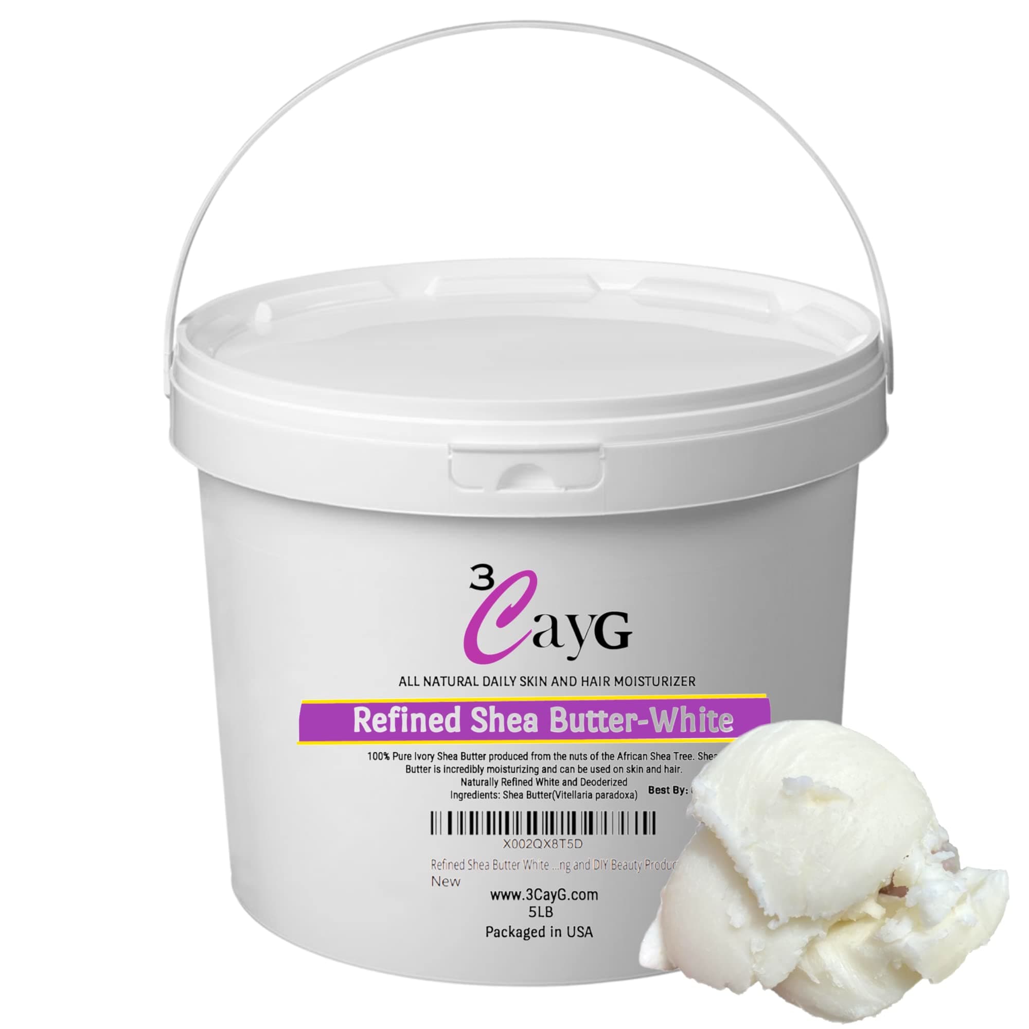 Direct Refined Shea Butter (White,5lbs)