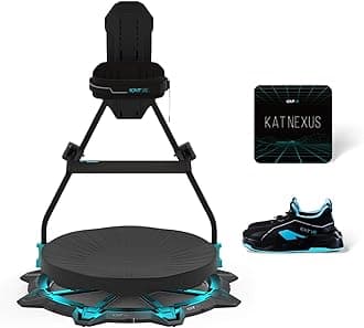 KAT Walk C2 VR Series | 360° Omnidirectional Walking Pad & Accessories for Immersive VR Gaming & Fitness | Compatible with SteamVR, Quest, Oculus | Plus | US Size 8.5