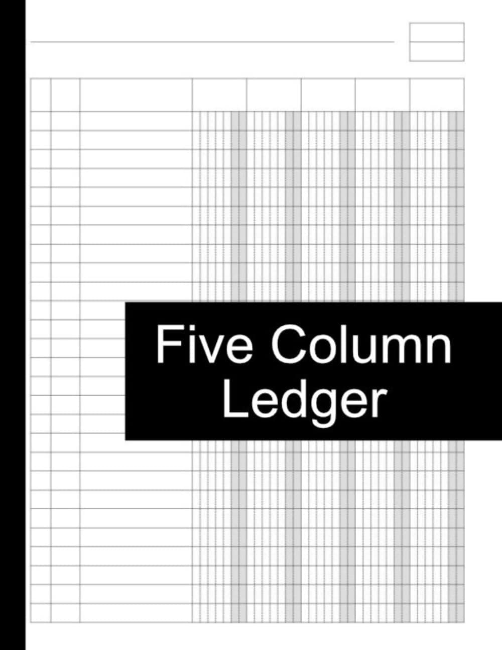 5-Column Ledger - Advanced Precision for Detailed Accounting Accountant's Essential Classic: Optimized for Comprehensive Financial Management and Analysis