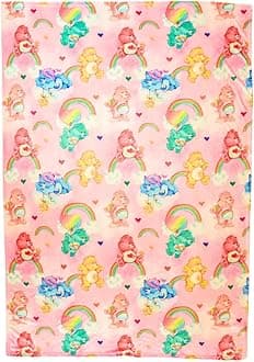 Franco Collectibles Care Bears Bedding Super Soft Plush Blanket, 62 in x 90 in, (Officially Licensed Product)