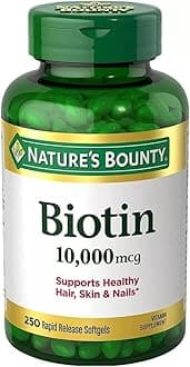 Biotin 10,000 mcg, 250 Rapid Release Softgels