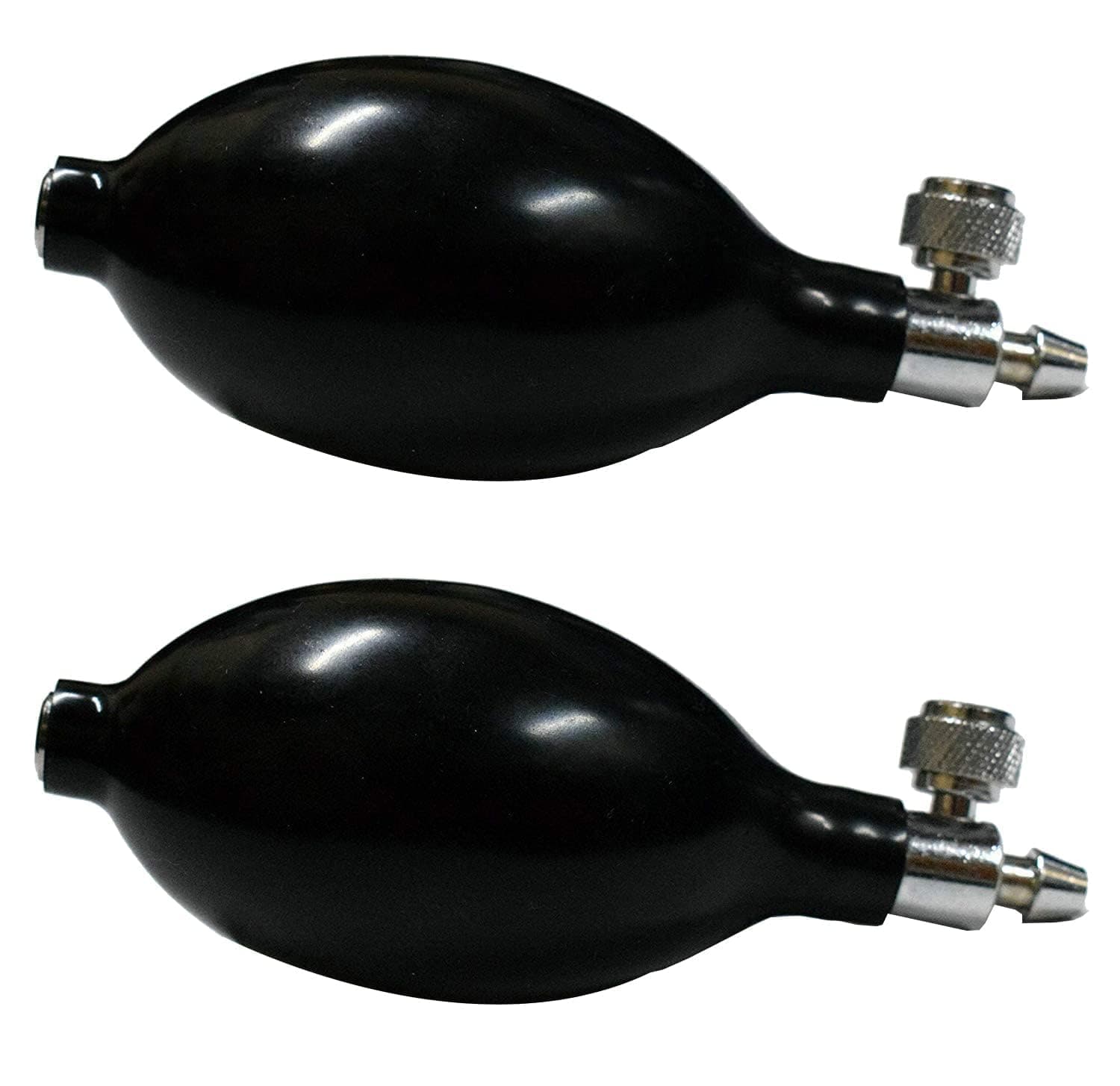 VATS BP Bulb With Valve 2 Pc. For Diamond & Other Brands BP (Black-SSS Bulb_Valve) 2 Bulb+2 Valve