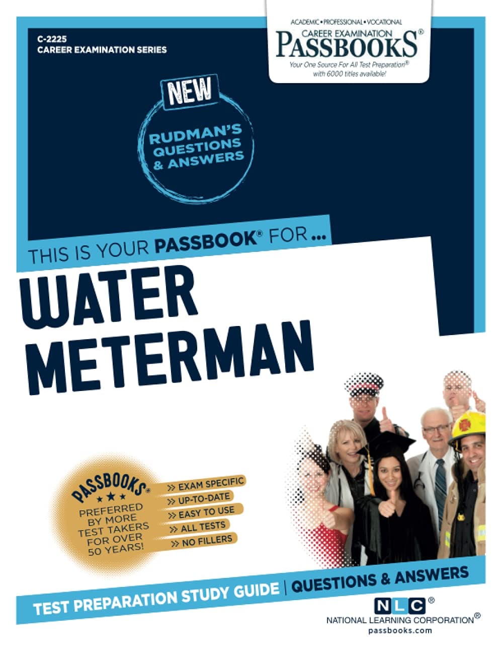 Water Meterman: Passbooks Study Guide (Career Examination, 2225)