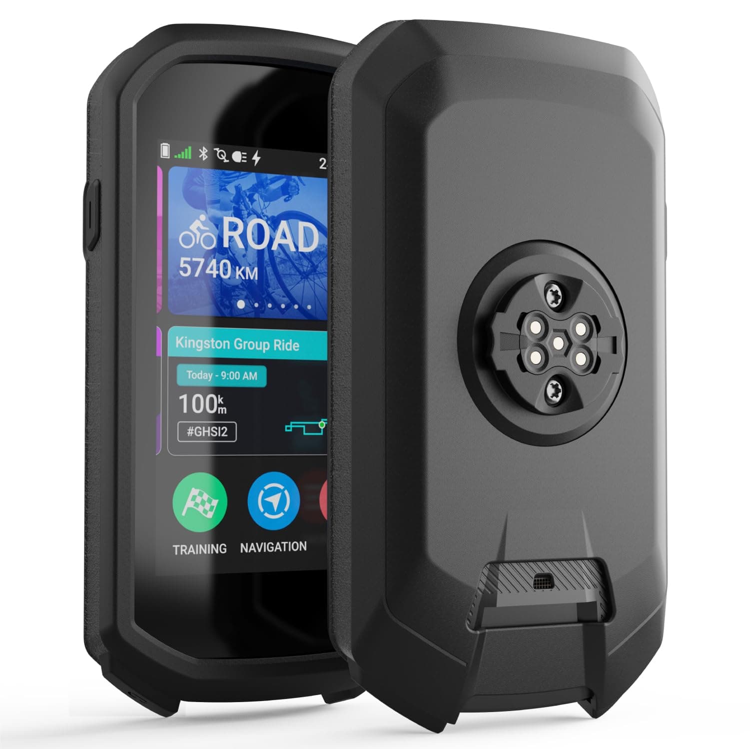 TUSITA Silicone Case Compatible with Garmin Edge 1050 Cycling Computer - GPS System Accessories