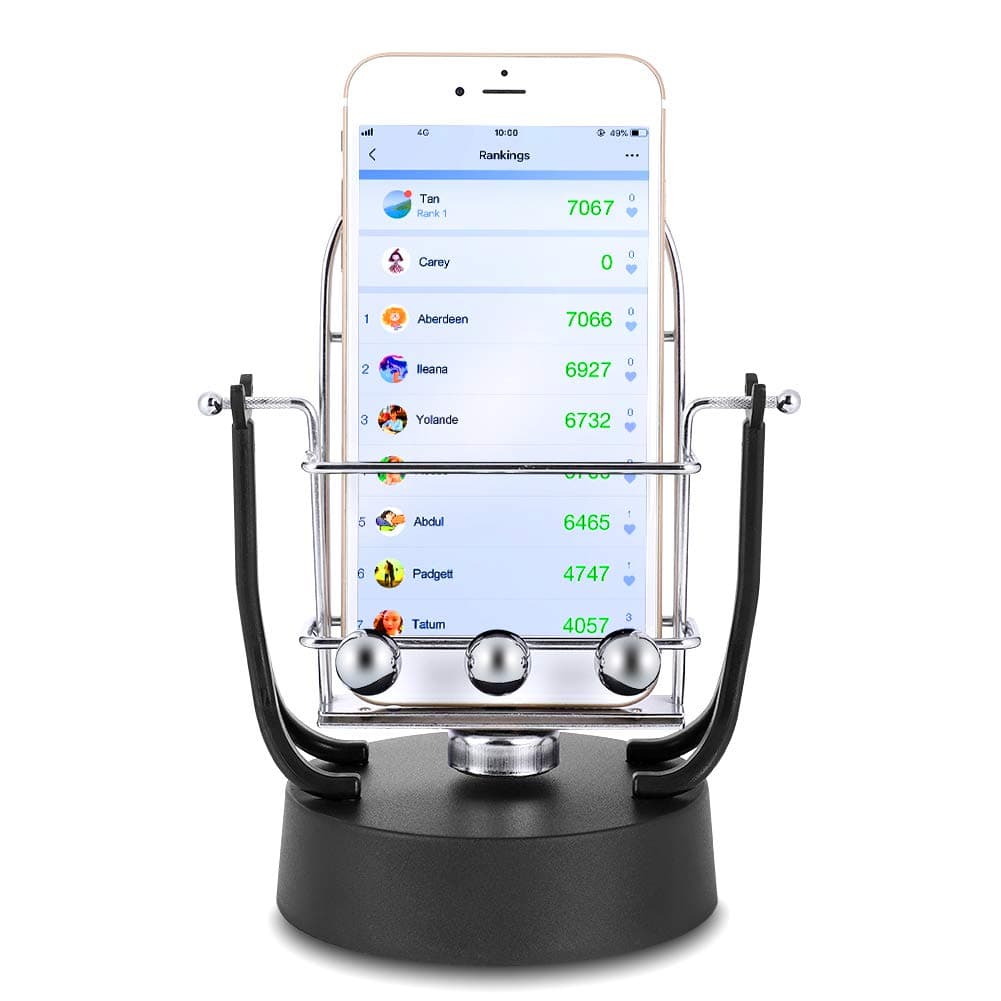Phone Swing Device Automatic Shake Electronic Perpetual Motion Machine Safety Wiggler Mobile Phone Rocker Holder Can be Shaken with USB Cable for GO Egg Hatcher Quick Steps Earning
