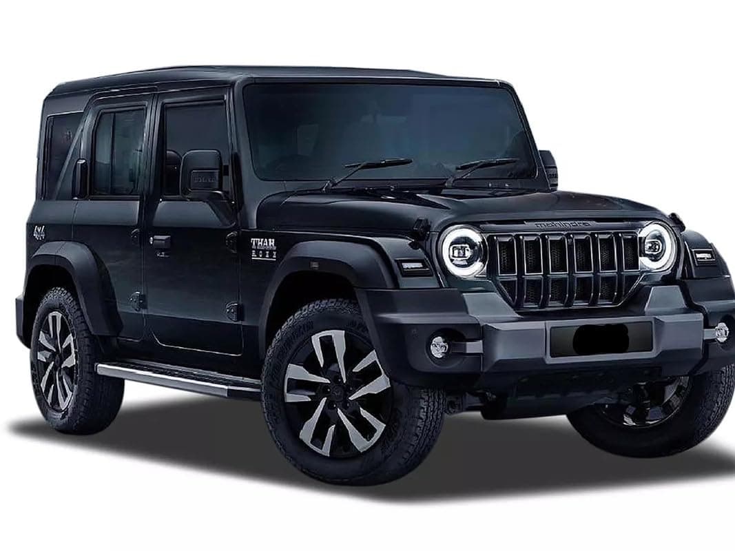 S.S.C. Amazing Pull Back Mahindra Thar Roxx 5 Door Jeep DIE CAST Metal Toy for Kids|Wonderful Design and Bold Looks. |Miniature Scaled Models 138,Black