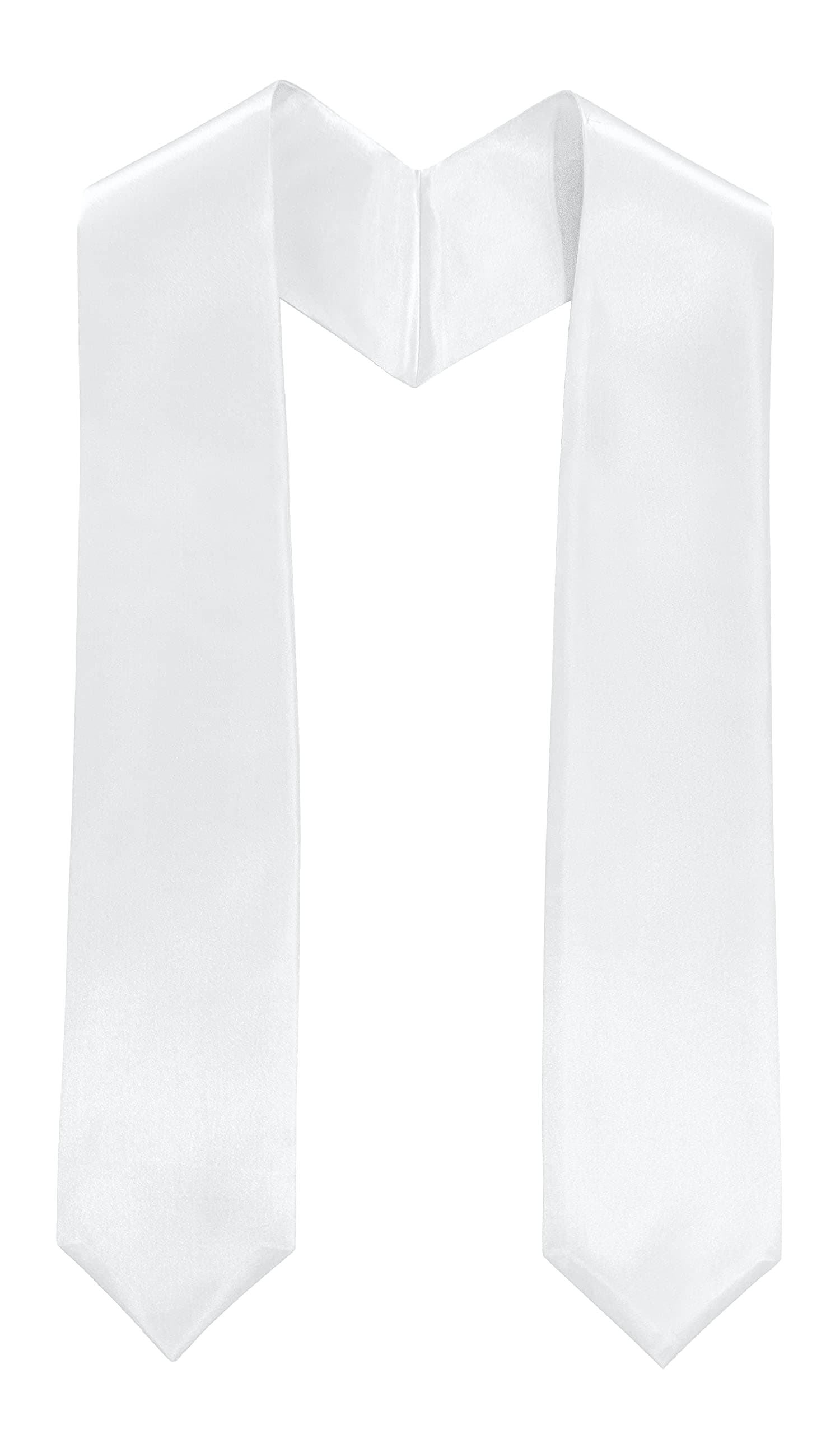 Plain Graduation Stole 60” Long Rich In Color & Customization Is Acceptable