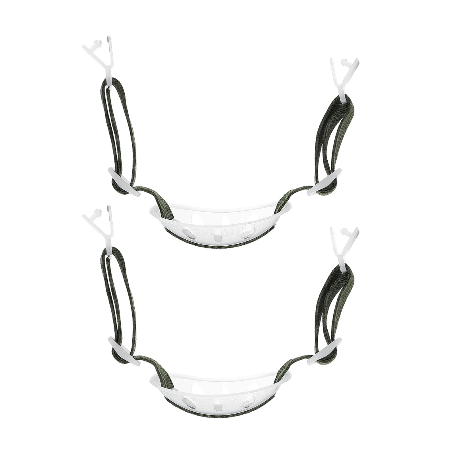 Amosfun2pcs Universal Hard Hat Chin Strap with Elastic Strap and Chin Cup Helmet Chin Strap Multi-Point Adjustment for Headwear Protection