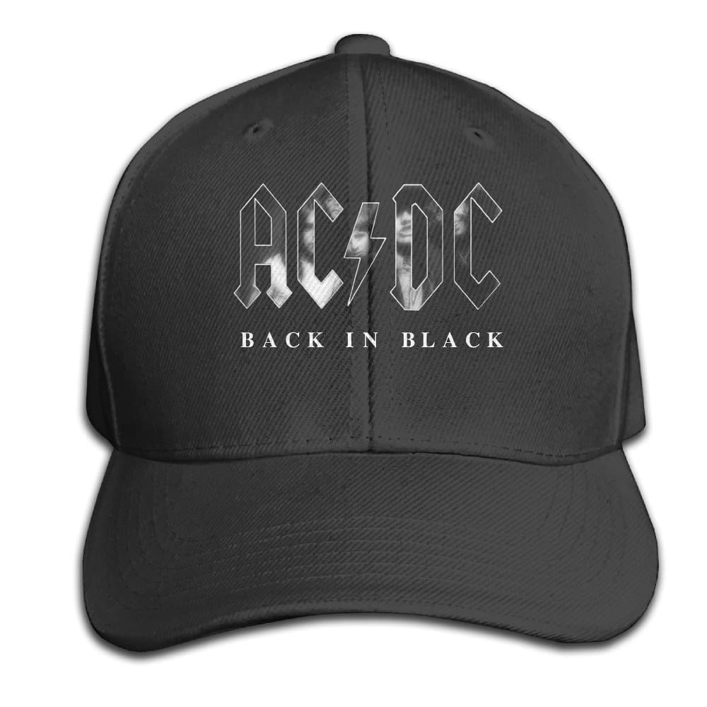 Back in Black Studio Album ACDC Baseball Hats Cool Plain Cap Apparel