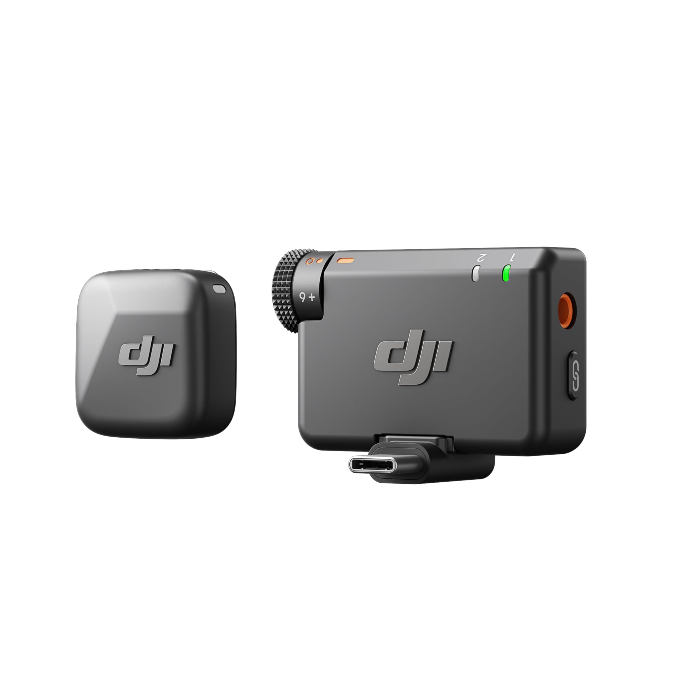 DJI Mic Mini (1 TX + 1 RX), Wireless Lavalier Microphone, Detail-Rich Audio, Noise Cancelling, Automatic Limiting, Wireless Microphone for Camera/iPhone/Android, Vlog, Streaming, 400m Transmission