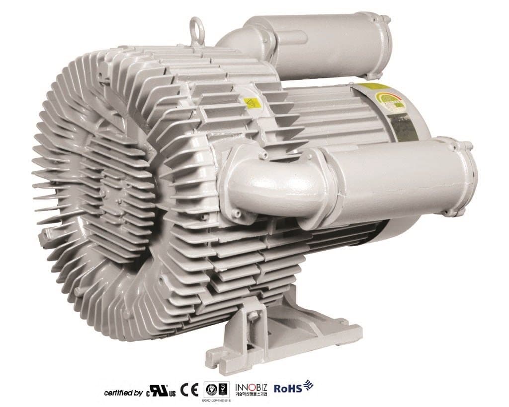 Pacific Regenerative Blower PB-1202 (HRB-1202), Ring, Side channel, Vacuum Pressure Blowers