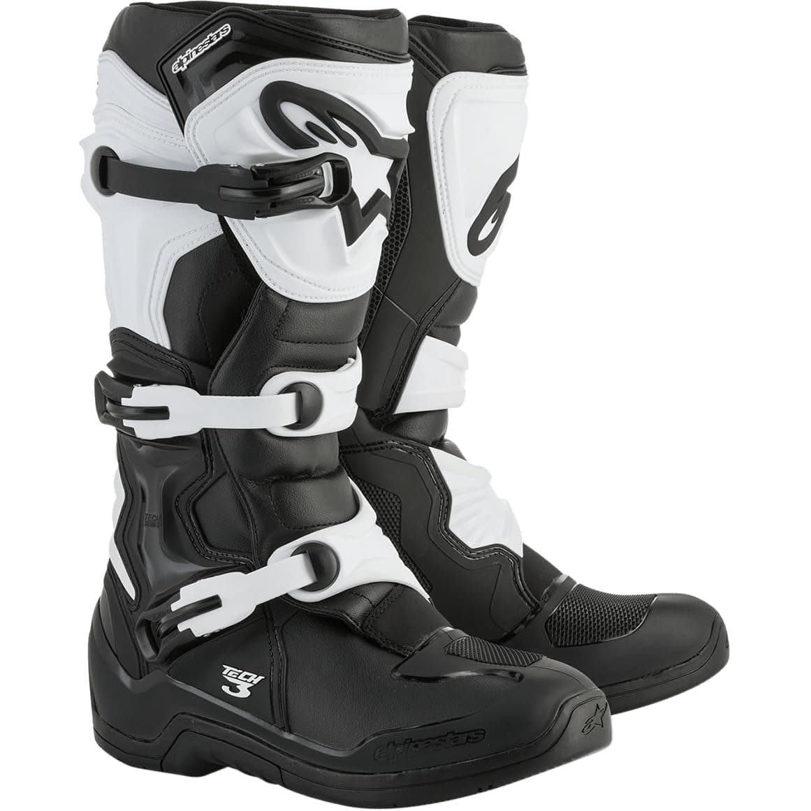 Alpinestars Tech 3 Mens MX Boots Black White