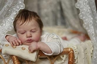 Pinky Reborn Dolls 20 inch 50cm Handmade Sleeping Reborn Baby Girl Boy Doll Real Looking Newborn Dolls Magnet Pacifier Toys