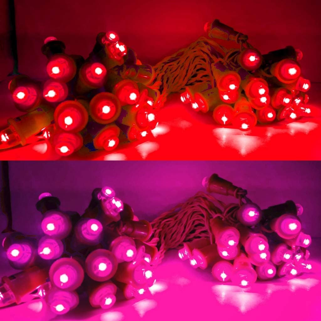 daylight India LED Series Light 40FEET Long 50 Bulbs Include for Home, Office Decoration [ Multicolor, Pack of 2]