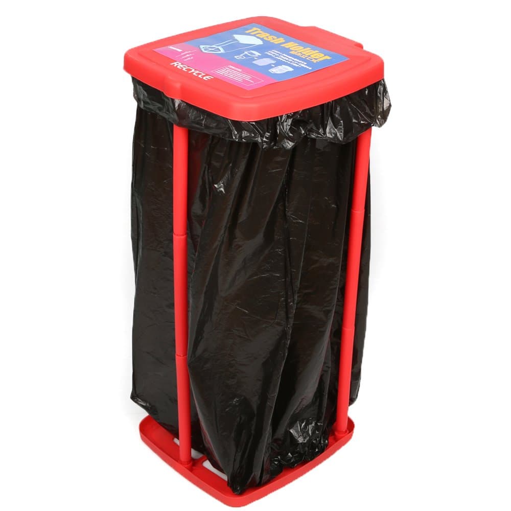 Boli Garbage Bag Holder Collapsible Garbage Can Trash Can Rv Storage Waste Basket Bl2019Red