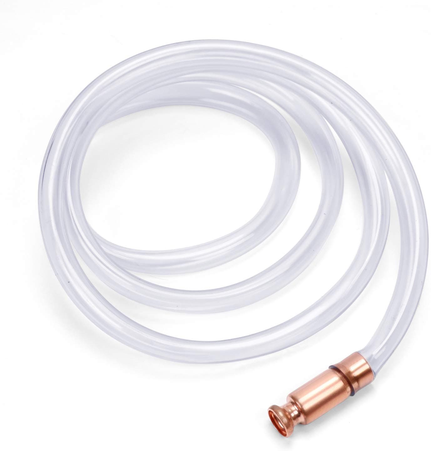 HORUSDY HORUSDY Gas Siphon 6FT Multi-Purpose Super Easy Siphon Pump,1/2" Valve Virgin Grade Tubing Safe (White)