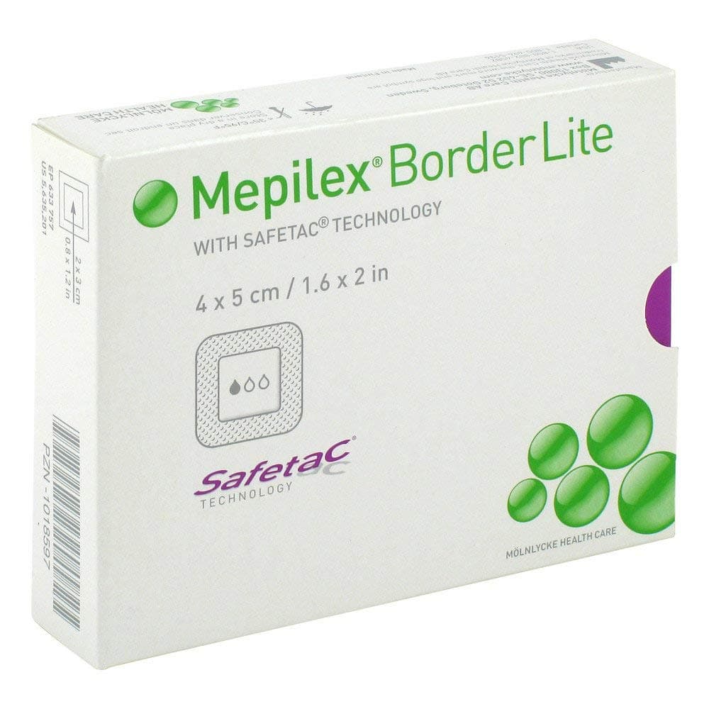 Border Lite Dressing Sterile 4 x 5 cm Pack of 10 Adhesive Dressings